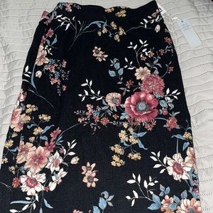 Floral maxi skirt